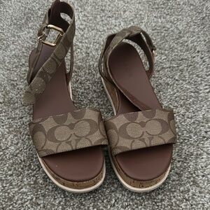 Coach Women's Brown Sandals